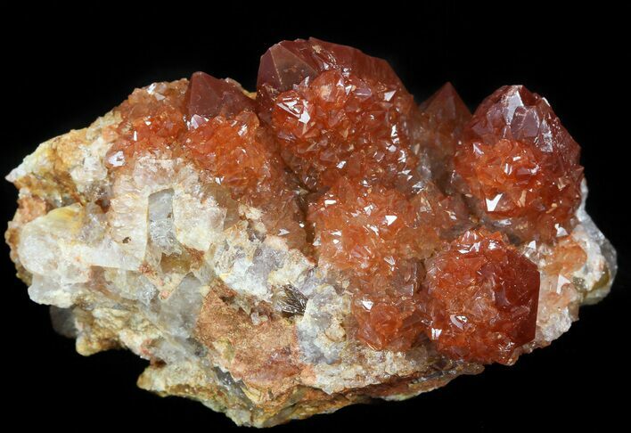 Red Hematoid Quartz Cluster - Morocco #44749